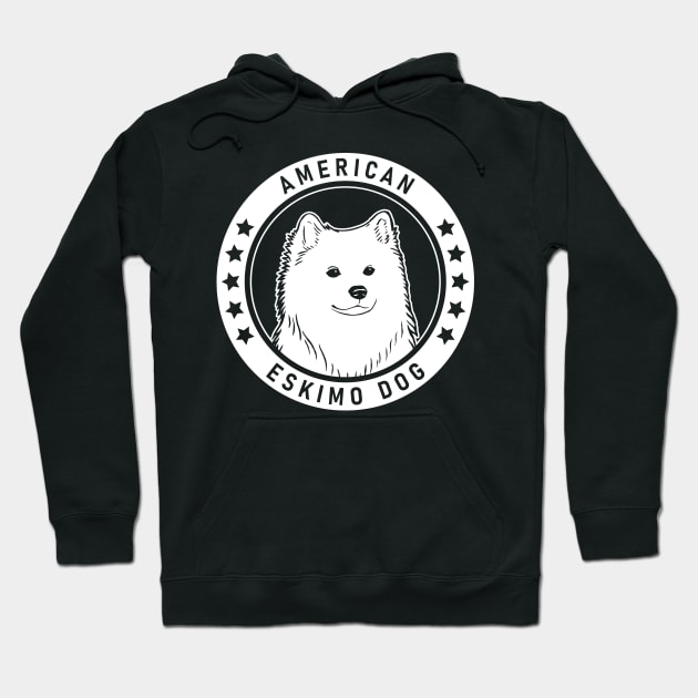 American Eskimo Dog Fan Gift Hoodie by millersye